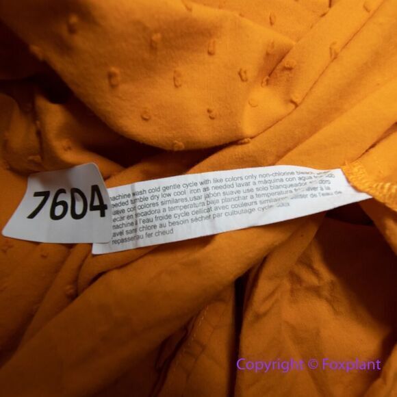 Eloquii swiss dots 100% cotton bubble sleeve dress, plus size 20 - Picture 16 of 16